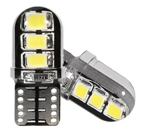 Par Ampolletas Led T10 Cambus Cola De Pescado Blanco