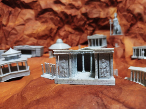 Imagen 9 de 10 de 12 Casas Del Santuario Y Estatua Atenea Saint Seiya Magicat