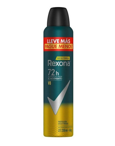 Desodorante Spray Rexona 250 Ml Men V8