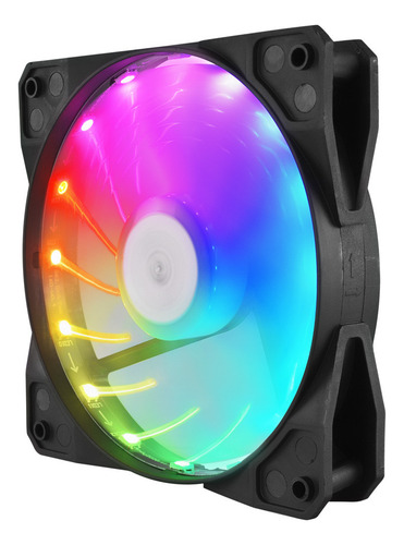 Cooler Evus Fk-12r Gaming Led Rgb 120mm Kit Com 4