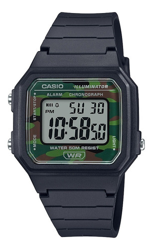 Reloj Casio Para Hombre W217h-3bv Digital Con Cronómetro