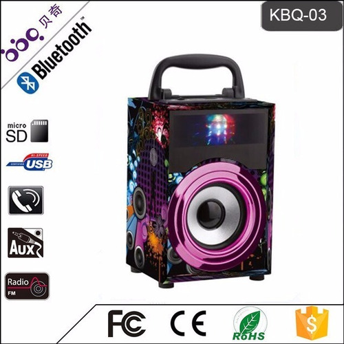Parlante Bluetooth Usb Radio Fm Auxiliar Original