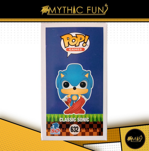 Funko Pop Sonic The Hedgehog - Classic Sonic 632 (Usado)