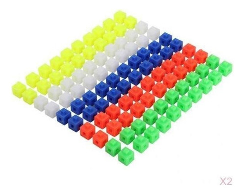 Juego Matematicas Cubos Actividades 1 Cm 200 Piezas