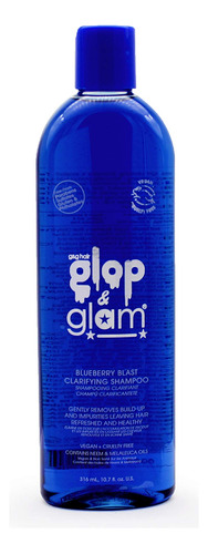 Glop Y Glam Blueberry Blast Champu, 10 onza