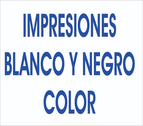 Impresion Blanco Y Negro / Color 24 Horas