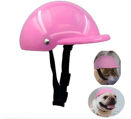 Cascos Para Perros Gatos Casco Moto Bicicleta Protección Diz