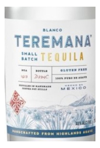 Pack De 6 Tequila Teremana Blanco 750 Ml