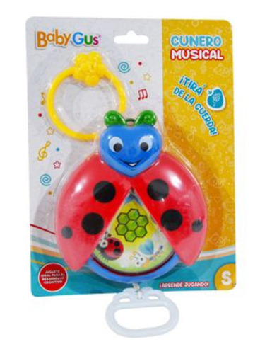 Cunero Musical Insecto En Blister 16.5x22x4cm - 53117