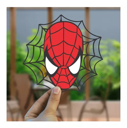 Adesivos Decorativos Homem Aranha Kit 5un Carro Parede Geek