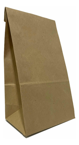 Bolsa De Papel Kraft 3 Kg Fondo Cuadrado 50 Unidades