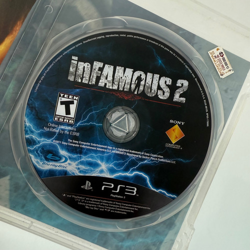 Infamous 2 Mídia Física Ps3 Semi Novo (Recondicionado)