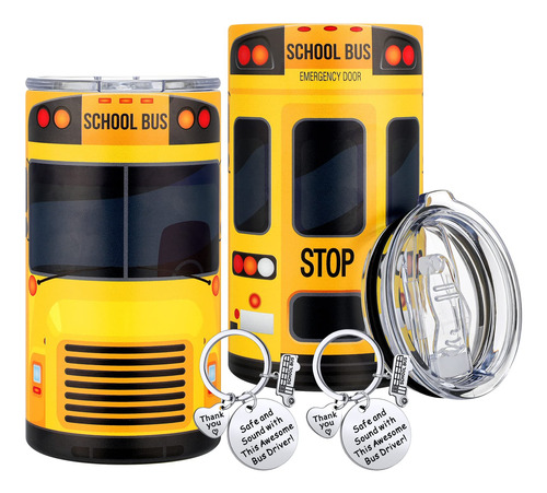 Hoolerry 4 Pcs School Bus Driver Gifts Set B0bx7p2dwj_220424