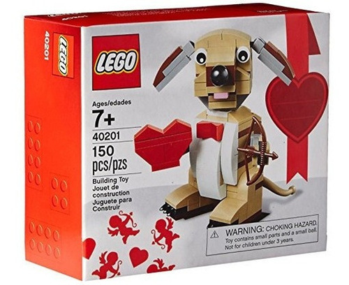 Lego Bricks - Mas Valentines Cupid Dog 40201 Building Kit