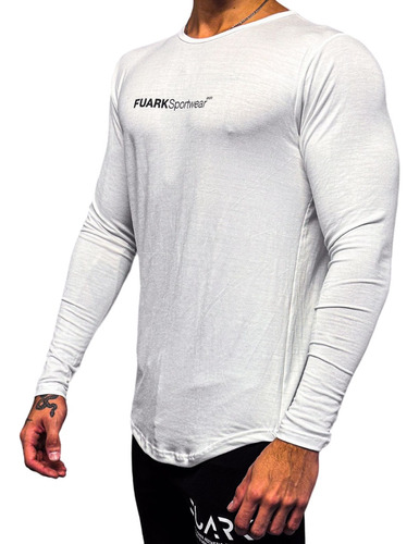 Remera Fuark Manga Larga Winter Crossfit Fitness Culturismo