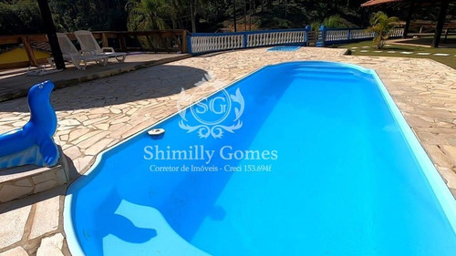 Imagem 7 de 14 de Belo Sitio, Com Área De 7 Alqueires, Com Três Casas E Lagos