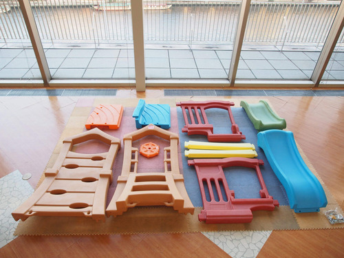 Escalador Con Toboganes Para Diversión Infantil