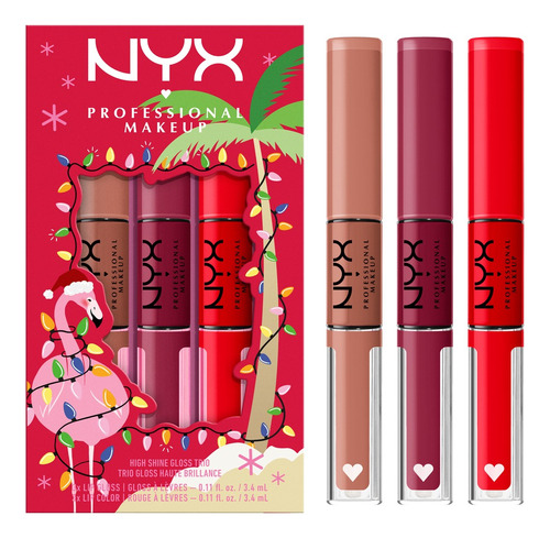 Set 3 Labiales Líquidos Shine Loud Pro Pigment Nyx Pm