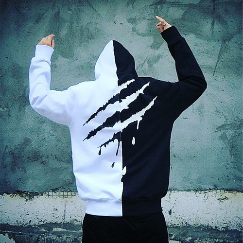 Sudadera Con Capucha Deportiva Unisex Cuello Redondo Suelto