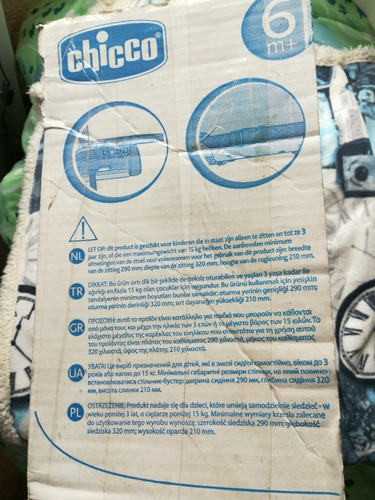 Asiento De Bebé Para Comer Chicco (Usado)