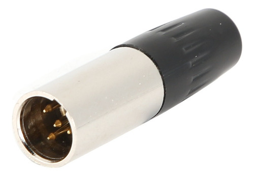 Xlr Plug 5pcs 4pin Conector Mini Cable De Micrófono Macho
