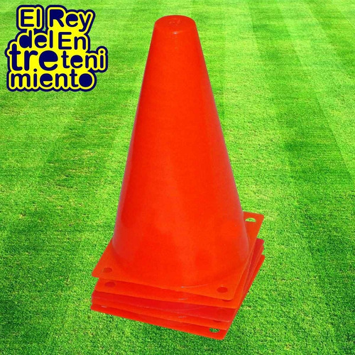 Imagen 6 de 7 de Conos Tortuga Flexibles Entrenamiento Pack X12 Unidad El Rey