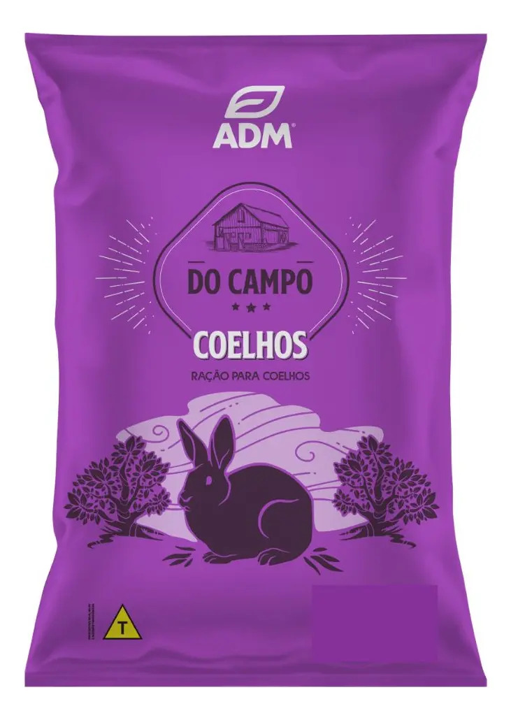 Ração Nutrientes Naturais Para Coelhos Pelos Brilhantes 5kg