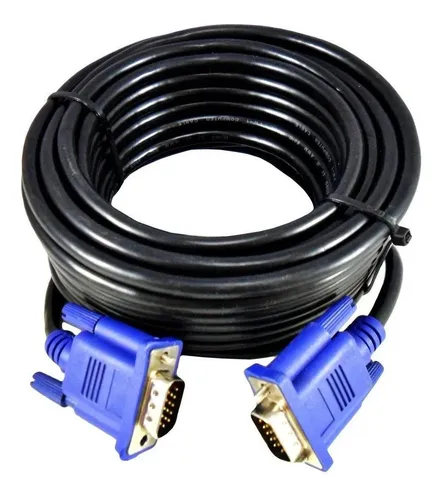 comprar Cabo Vga Blindado 5 Metros Monitor Lcd Pc Tv Projetor 5 Mts