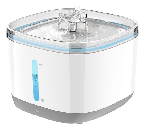 Fuente De Agua Inalámbrica Para Mascotas Rojeco Con Sensor I