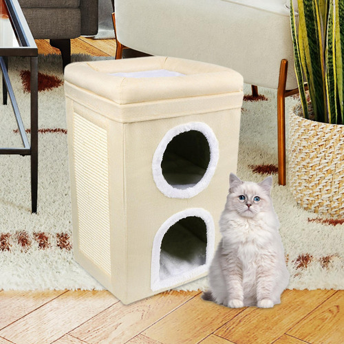 Cama Plegable Para Gatos, Cubierta, Condominio, Decoración