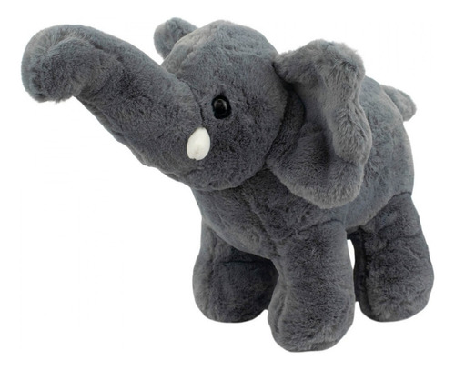 Elefante Cinza Pelúcia Muito Fofo Elefantinho Antialérgico