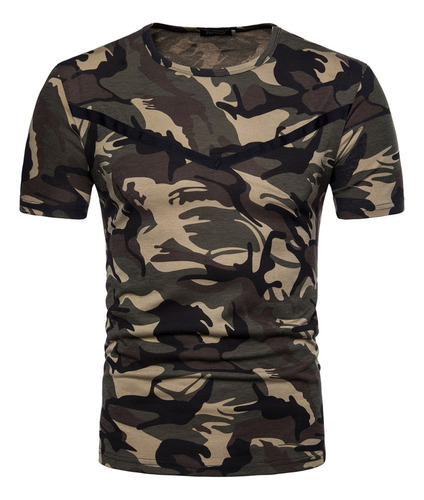 Camisa De Camuflaje Militar De Estilo Nuevo Para Hombre, Ver