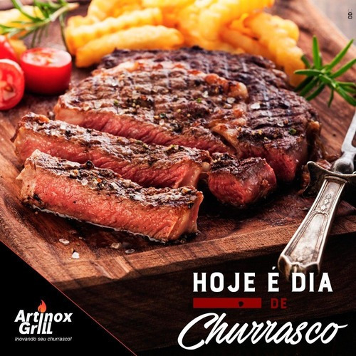 Imagem 6 de 6 de Churrasqueira Inox Giratorio Artinox Grill 6 Espetos Cb Mad