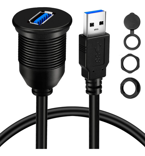 Batige Cable Usb 3.0 De Un Solo Puerto Usb 3.0 Macho A Hembr