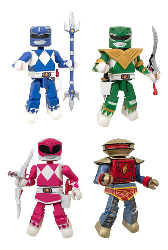 Set Figuras Power Rangers Serie 1 Minimates Métricas