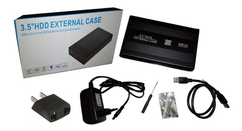 Caja Externa Case Sata Disco Duro 3.5 '' Escritorio Usb 3.0