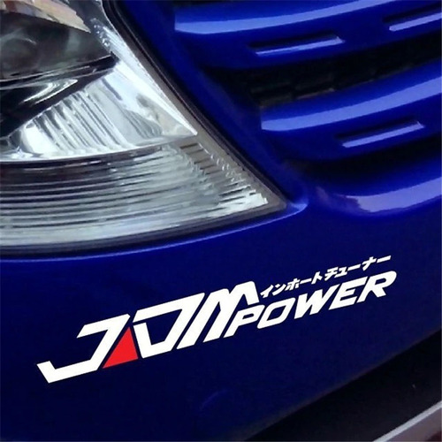 Sticker Jdm Power Para Cofre Auto Tuning Calcas Deportivas