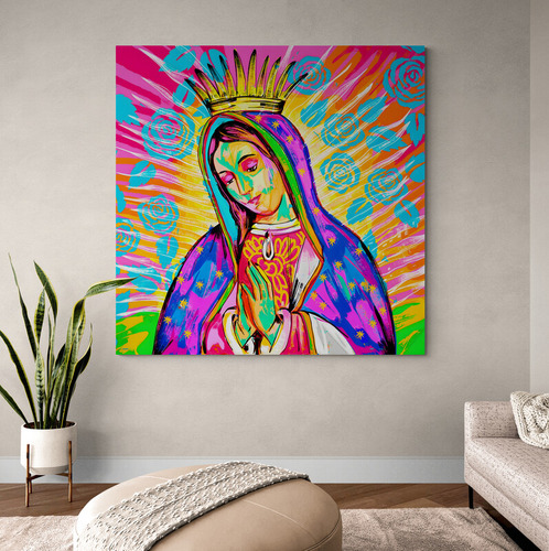 Cuadro Lienzo Tayrona Store Virgen De Guadalupe 001 70x70cm