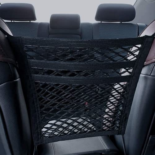 Consolas Y Organizadores Seat Back Storage, Car Mesh Organiz