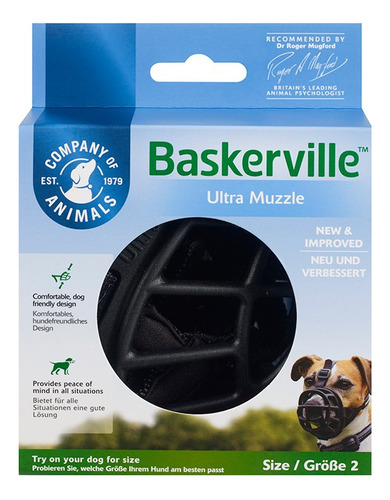 Bozal Ultra Muzzle Baskerville Perro Mascota Talla 2