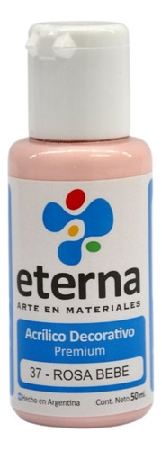 Pintura Acrilica Eterna Color Rosa Bebe 37 Acrilico La Plata