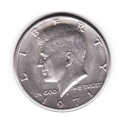 Moneda John F. Kennedy Holf Dollar Unite States Of Am 1971