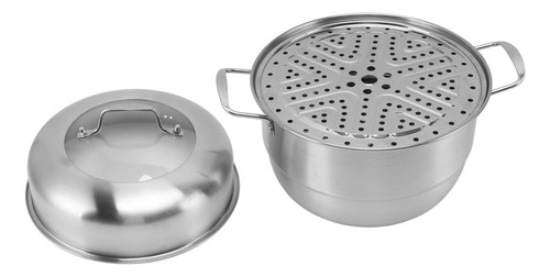 Olla De Vapor Con Asas De Acero Inoxidable En Ambos Lados