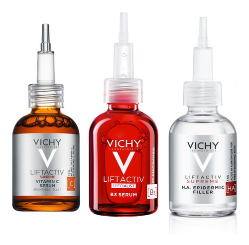 Combo Vichy Serums Liftactiv Vit C + Retinol B3 + Epidermic