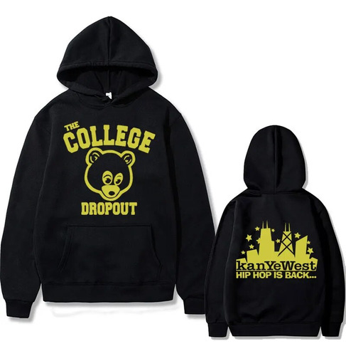 Sudadera Con Capucha Con Estampado The College Dropout Raper