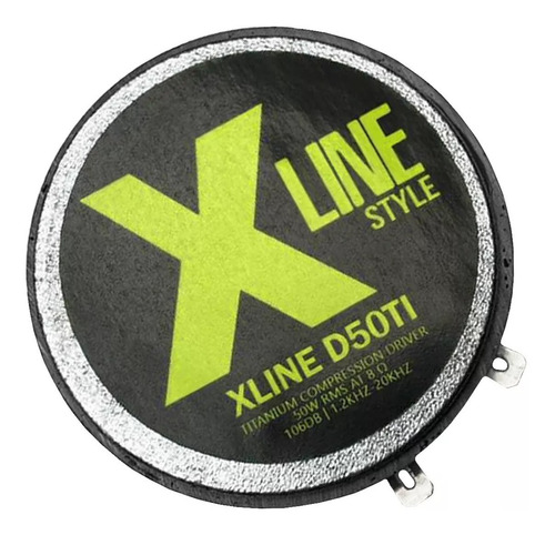 Driver Titanium 50w Rms 8 Ohms Xline D50x