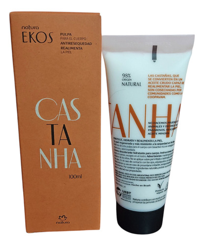Natura Ekos Castanha Pulpa Para El Cuerpo 100ml Castanha
