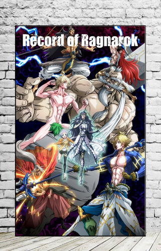 Cuadro Anime Record Of Ragnarok 40x55 Calidad Premium 1 .
