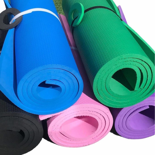 Imagem 1 de 9 de Colchonete Kit C/4 Eva 180cmx53cmx10mm Ginástica Exercícios