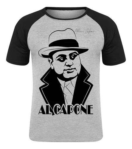 Camiseta Camisa Mafia Al Capone Mafioso Pronta Entrega